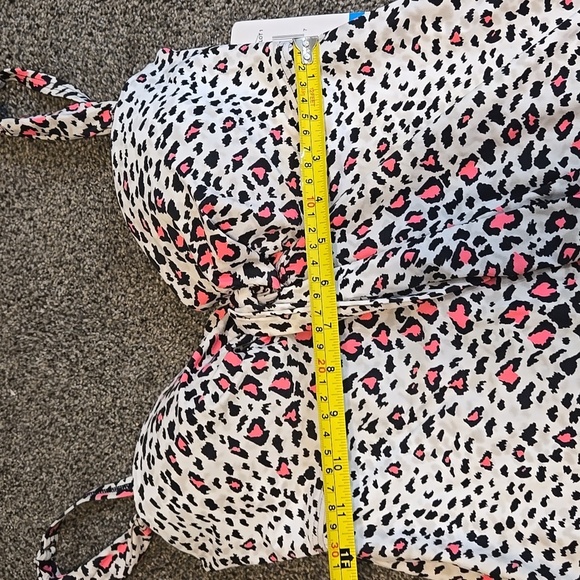 NWT Coco Reef Women Leopard Print Bra Sized 36/38C Swim Bikini - Picture 3 of 9